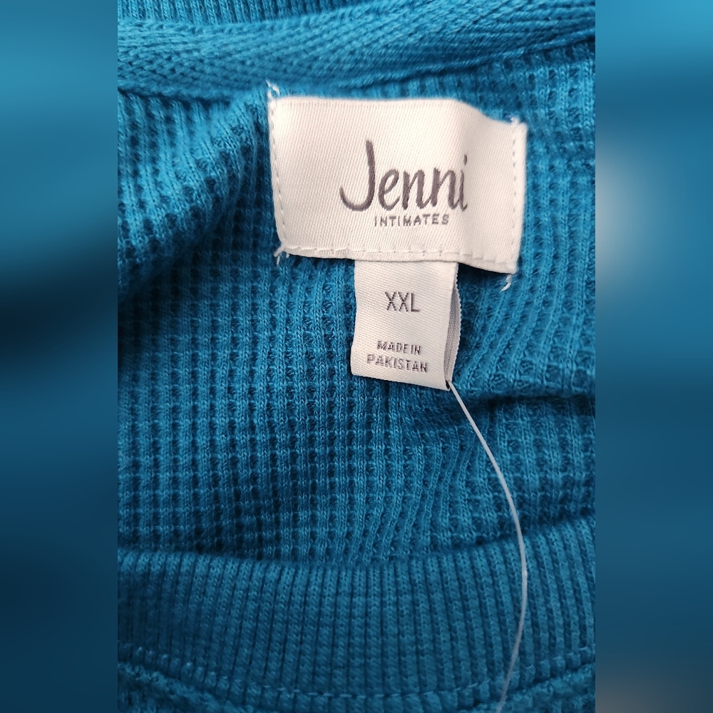 NWT Jenni Intimates Waffle Lounge/Pajama Top Women's XXL - Picture 9 of 11